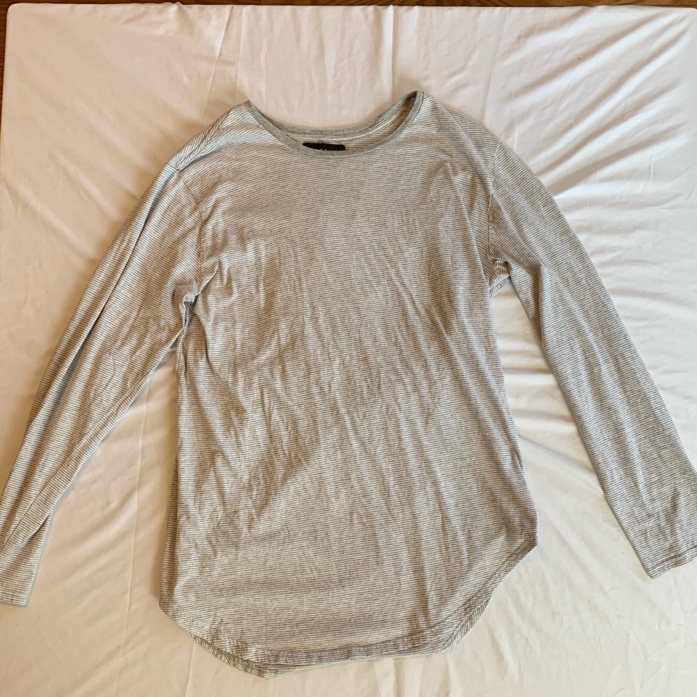 PacSun Casual Long Sleeve Scallop Shirt Sz Large